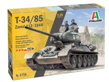 ITA6758 - Char T34/85 Zavod 112 1944 à assembler et à peindre