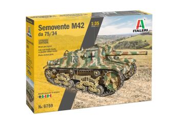ITA6759 - Char SEMOVENTE M42 da 75/34 - édition Améliorée