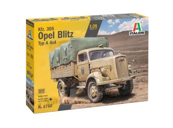 ITA6760 - Véhicule militaire OPEL Blitz Kfz.305 Type A 4x4 à assembler et à peindre