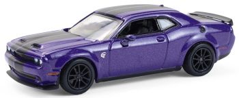 GREEN68070-A - DODGE Challenger SRT Hellcat 2023 violet de la série SHOWROOM FLOOR sous blister