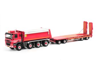 WSI5046074 - GINAF 6x4 Avec remorque 4 Essieux nooteboom