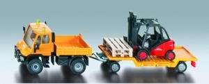 SIK2522 - UNIMOG avec Chariot Elévateur Ech:1/55