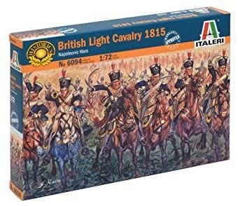 ITA6094 - Cavalerie légère britannique 1815 à peindre