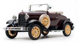 SUN6124 - FORD Model A ROADSTER 1931 marron