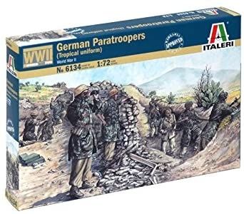ITA6134 - Parachutiste allemand. (tropical) à peindre