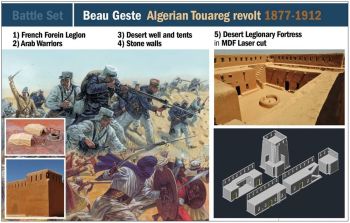 ITA6183 - Beau Geste : Révolte touareg algérienne – Set de Bataille à assembler et à peindre