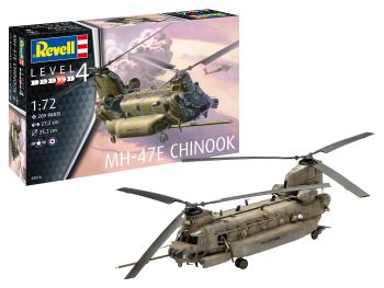 REV63876 - Model Set Hélicoptére MH-47E Chinook avec peinture à assembler