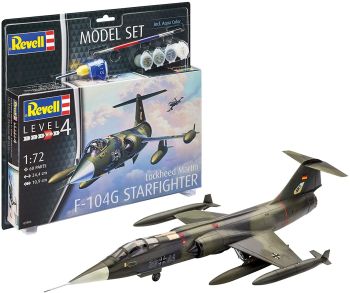REV63904 - Model set Avion de chasse Lockheed Martin F-104G Starfighter avec peinture à assembler