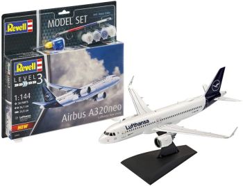 REV63942 - Model set Airbus A320 neo Lufthansa avec peinture à assembler