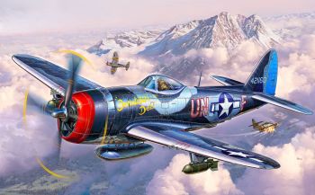 REV63984 - Model Set P-47M Thunderbolt avec peinture à assembler