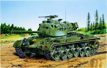 ITA6447 - Char M47 Patton à assembler et à peindre