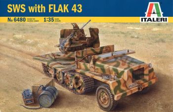 ITA6480 - Véhicule SWS Avec FLAK 43 à assembler et à peindre