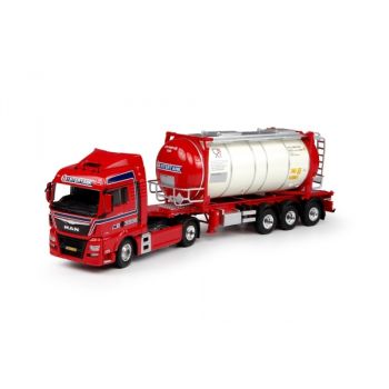 TEK64961 - MAN TGX18.440 Euro6 4x2 avec porte container 3 Essieux et Container 20 Pieds INTERTANK