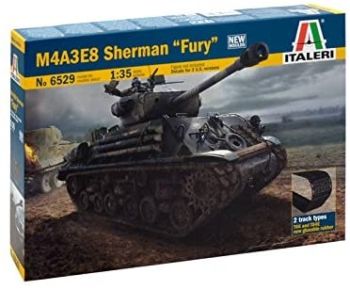 ITA6529 - Char M4A3E8 Sherman FURY à assembler et à peindre