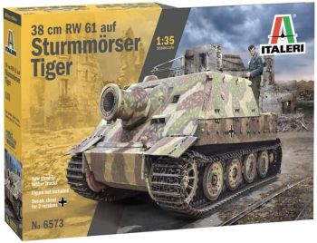 ITA6573 - Char 38 cm RW 61 auf STURMMORSER TIGER à assembler et à peindre
