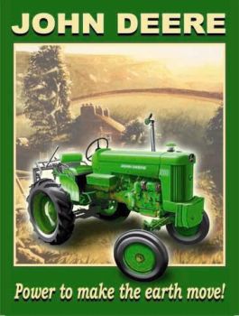 IES10113 - Plaque JOHN DEERE 330 40x30cm
