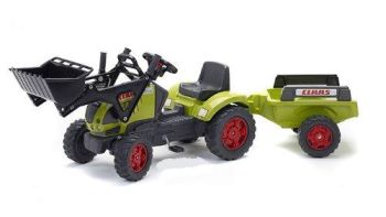 FAL992M - CLAAS ARES 657ATZ Avec godet et remorque