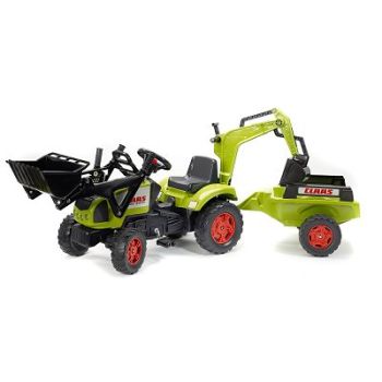 FAL956AN - CLASS CELTIS 436 RX Avec pelle excavatrice, godet et remorque