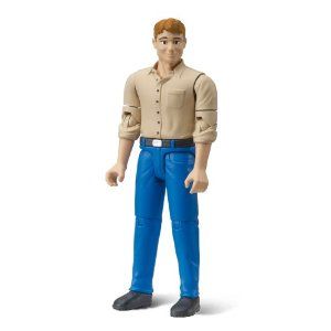 BRU60000 - Agriculteur avec chaussures différentes colories Ech:1/16