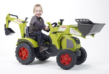 FAL1010N - CLAAS AXOS 335 Avec godet et pelle excavatrice
