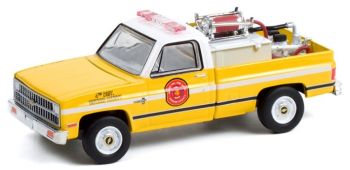 GREEN67020-B - CHEVROLET K20 1981 Service d'incendie de Lisbonne FIRE & RESCUE 5901 sous blister