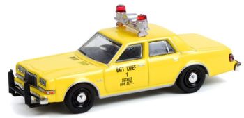 GREEN67020-C - PLYMOUTH Gran Fury 1982 Service d'incendie de Détroit FIRE & RESCUE 5901 sous blister