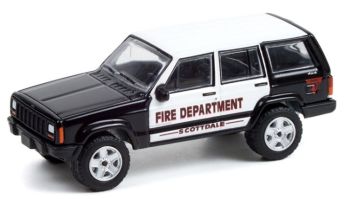 GREEN67020-D - JEEP Cherokee 2000 Service d'incendie de Scottdale FIRE & RESCUE 5901 sous blister