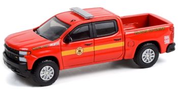 GREEN67020-F - CHEVROLET Silverado Z71 2020 Service d'incendie de Philadelphie FIRE & RESCUE sous blister
