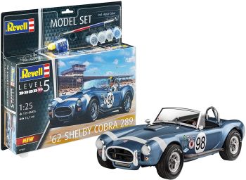 REV67669 - Model set SHELBY 62' Cobra 289 avec peinture à assembler