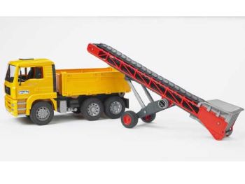 BRU2740 - MAN TGA benne avec convoyeur Ech:1/16