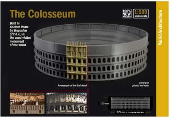 ITA68003 - Architecture Mondiale : LE COLOSSEUM à assembler et à peindre