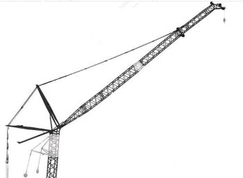 NZG7322/50 - Extension de fléche 54m Pour grue LIEBHERR LTM 11200-9.1 Black