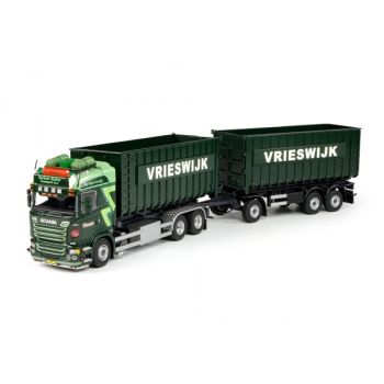 TEK69477 - Ampirolle SCANIA R13 Highline 6x4 avec remorque 3 essieux GERBEN BUITER