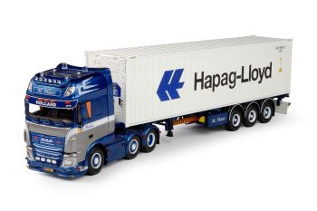 TEK69733 - DAF XF SSC 6X2 flexitrailer  container40 pied figo  MASS M