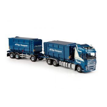 TEK69936 - Volvo FH04 750 Globetrotter XL porteur avec remorque bennes TIPP TRANSPORT