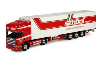 TEK73906 - SCANIA 124 Topline 4x2 avec remorque frigo 3 Essieux SCHONI