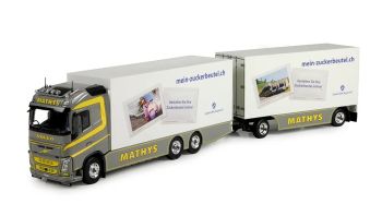 TEK73916 - VOLVO FH04 Gl. 6x4 porteur avec remorque 1+1 Essieux MATHYS