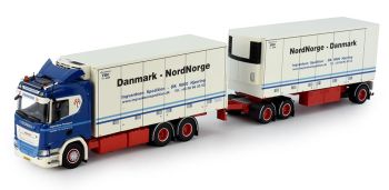 TEK75724 - SCANIA R 6x4 porteur avec remorque frigo 2+1 Essieux INGVARDSEN SPEDITION