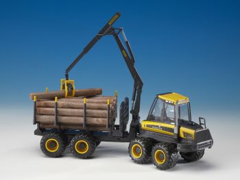 EMEK77600 - PONSSE Elephant machine forestière avec bras de chargement et remorque