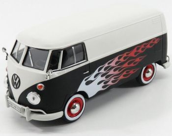 MMX79566NOIR - VOLKSWAGEN Type 2 T1 van custom garage Noir et blanc