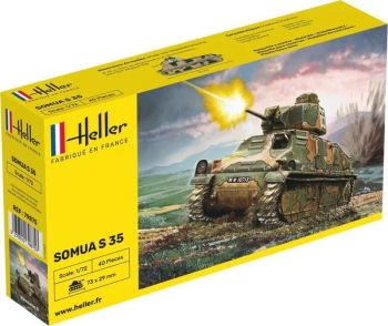 HEL79875 - Char SOMUA S35 à assembler et à peindre