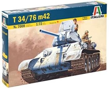 ITA7008 - Char T34/76 m42 à assembler et à peindre