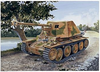 ITA7060 - Char SD.KFZ.PANZERJ.MARDER III AUSF.H à assembler et à peindre