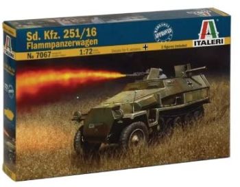 ITA7067 - Véhicule Sd.Kfz. 251/16 Flammpanzerwagen à assembler et à peindre