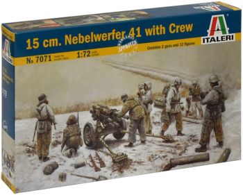 ITA7071 - Canon 15 cm. Nebelwerfer 41 avec équipage à assembler et à peindre