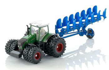 SIK1955 - FENDT 936 8 Roues avec charrue LEMKEN Ech:1/50