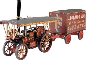 CORCC20309 - Locomobile BURRELL avec remorque