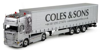 TEK72779 - SCANIA R-Streamline Topline 4x2 avec remorque 3 Essieux COLES & SON