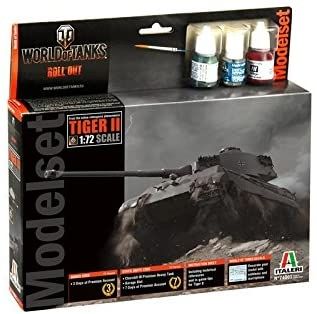 ITA74001 - Kit de démarrage - Tiger II WORLD OF TANKS à assembler et à peindre