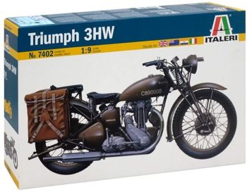 ITA7402 - Moto TRIUMPH 3HW à assembler et à peindre
